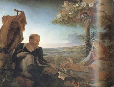 Philipp Otto Runge Rest on the Flight into Egypt (mk10) china oil painting image